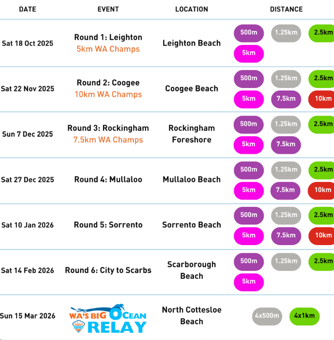 WA Calendars - all